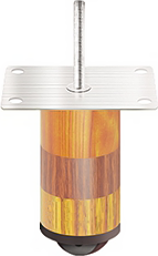 Колёсный подпятник (обрезиненное колесо)